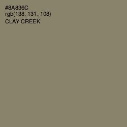 #8A836C - Clay Creek Color Image